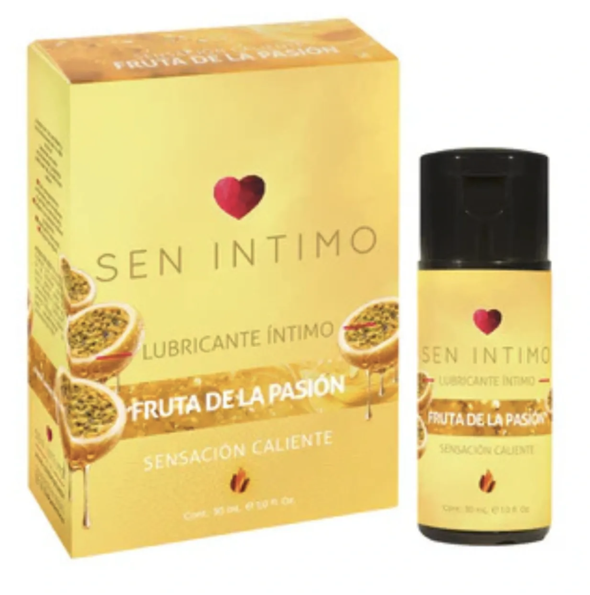 Lubricante Intimo Caliente Passion Fruit Maracuya x 30ml